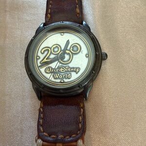 Walt Disney World 2000 Millennium Watch ~ Mickey Mouse Ears New Battery WDW